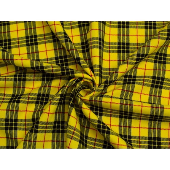 Minerva Polyester Viscose Suiting Fabric Yellow - per yard