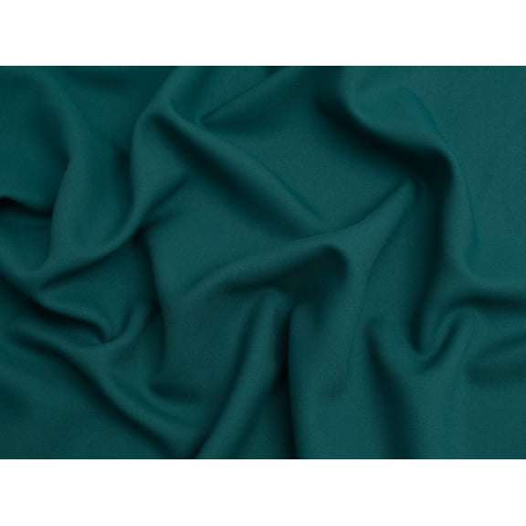 Minerva Recycled Polyester Twill Suiting Fabric Teal - per yard