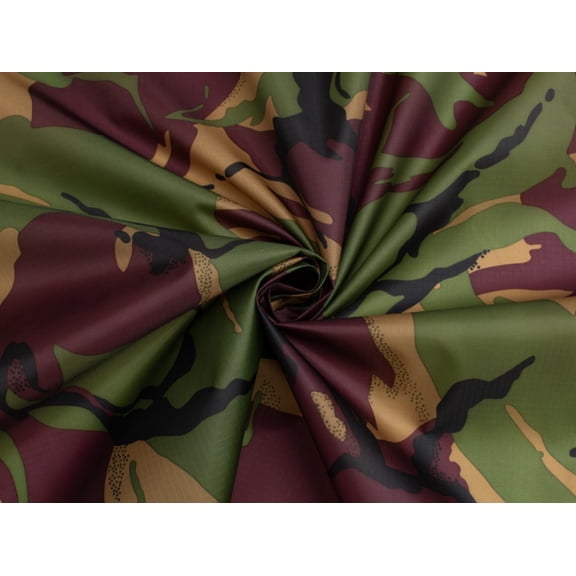 Minerva Rip Stop Fabric Jungle - per yard