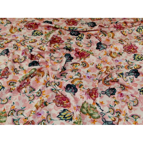 Minerva Royal Micro Satin Fabric Pink - per yard