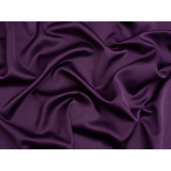 Minerva Royal Micro Satin Fabric Purple - per yard