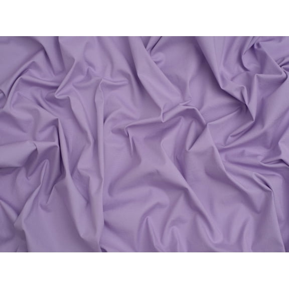 Minerva Silicone Stretch Woven Cotton Poplin Fabric Soft Lilac - per yard