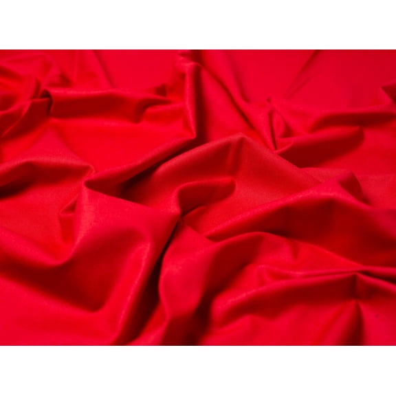 Minerva Soft Cotton Duck Canvas Fabric Red - per yard
