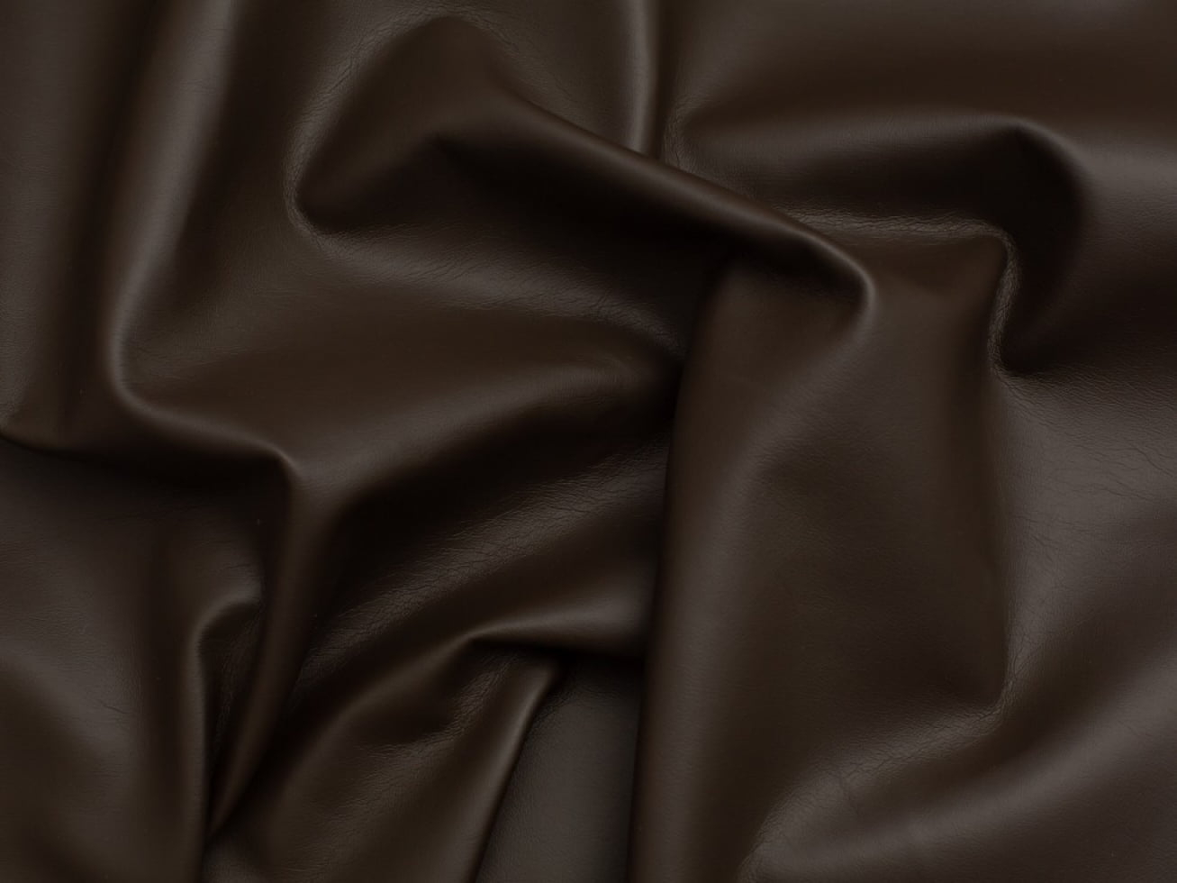 Minerva Soft Faux Leather Fabric Dark Brown - per yard