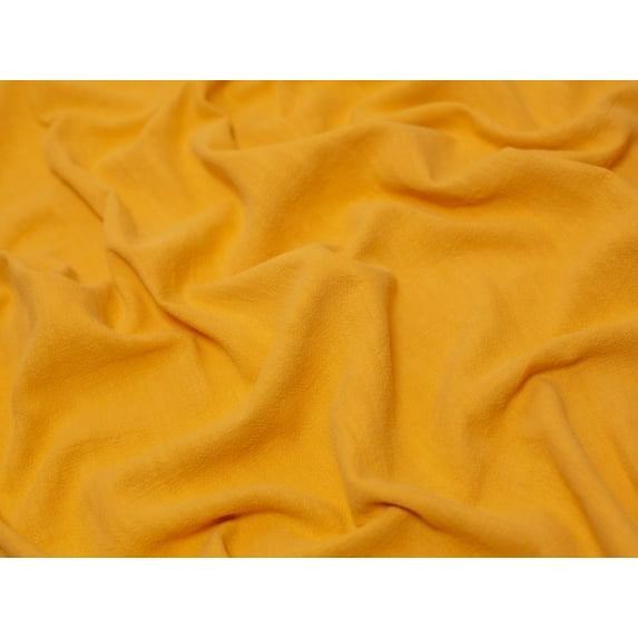 Minerva Soft Stonewashed Ramie Linen Fabric Mustard - per yard