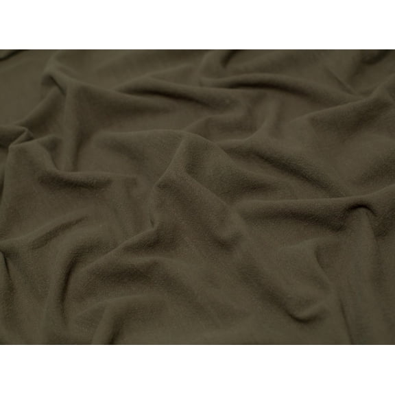 Minerva Soft Stonewashed Ramie Linen Fabric Olive Green - per yard