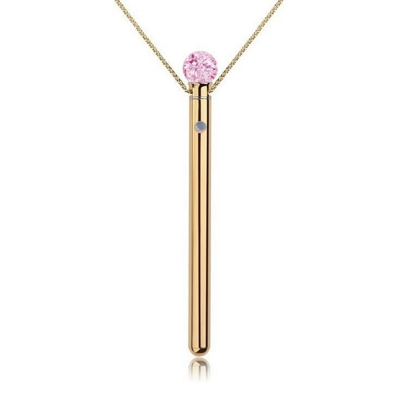 Minerva – Stainless Steel, Gold Plated Wearable Vibrator, Vibrating Necklace For Women