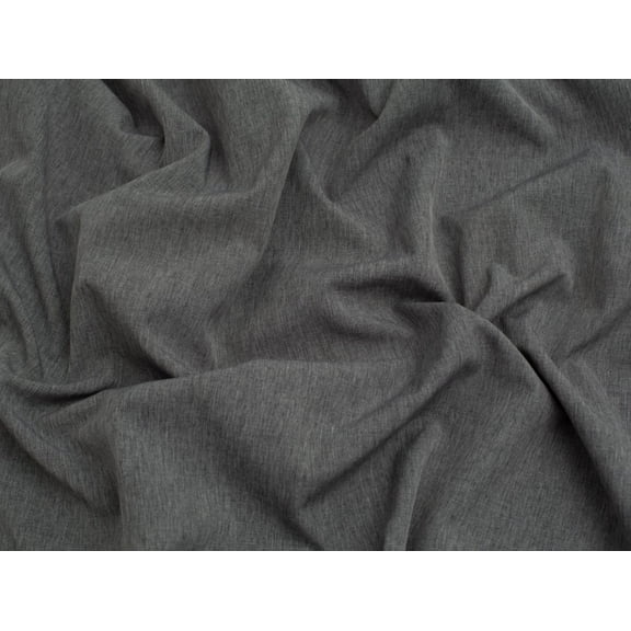 Minerva Stretch Woven Fleece Back Soft Shell Coating Fabric Pewter - per yard