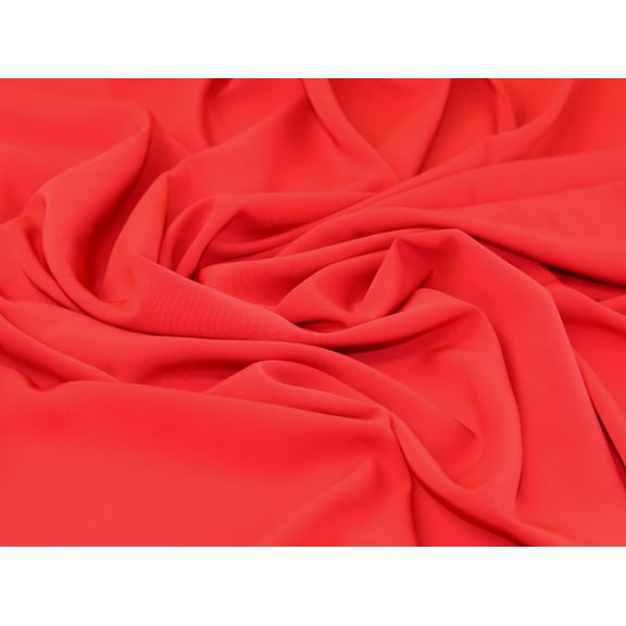 Minerva Stretch Woven Suiting Fabric Red - per yard