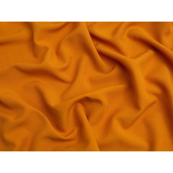 Minerva Stretch Woven Viscose Twill Suiting Fabric Ochre - per yard