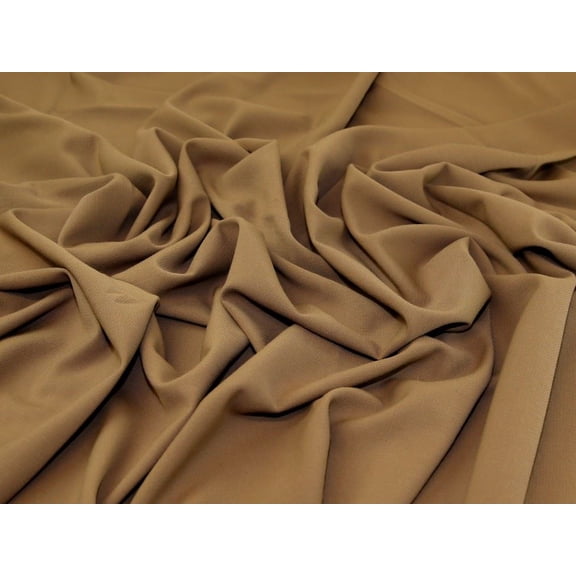 Minerva Stretch Woven Wool Suiting Fabric Camel - per yard