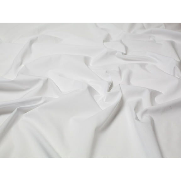 Minerva Supima Smooth Cotton Lawn Fabric White - per yard