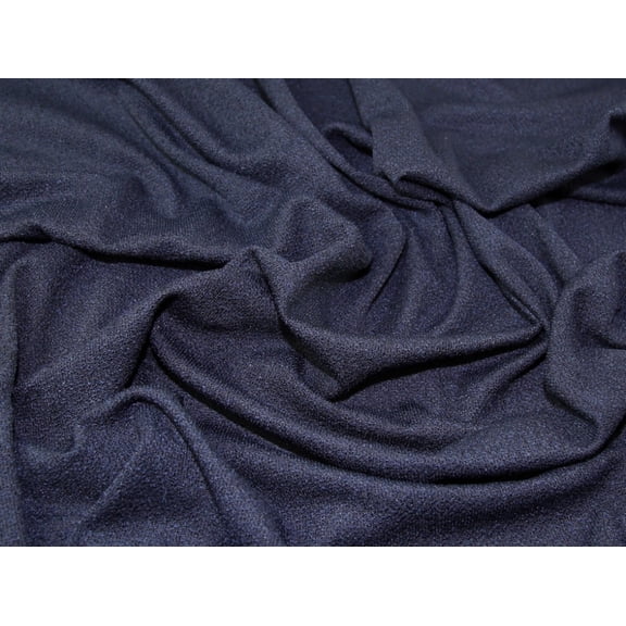 Minerva Textured Suiting Fabric Navy Blue - per yard