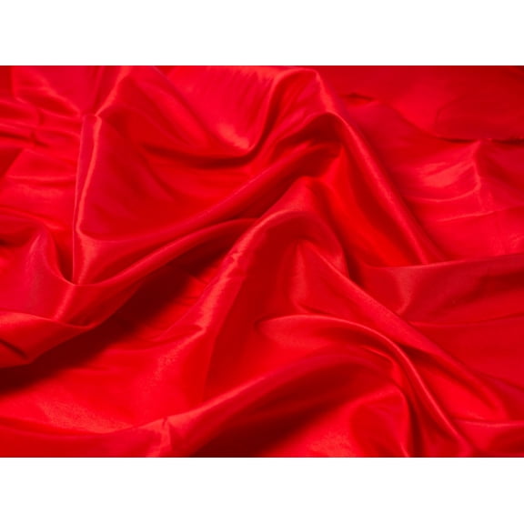 Minerva Two Tone Shot Taffeta Fabric Bright Red - per yard