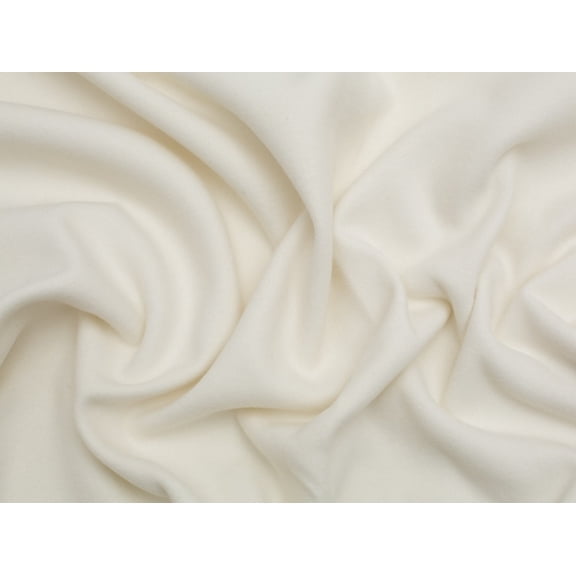 Minerva Vegan Wool Effect Coating Fabric Ivory - per yard