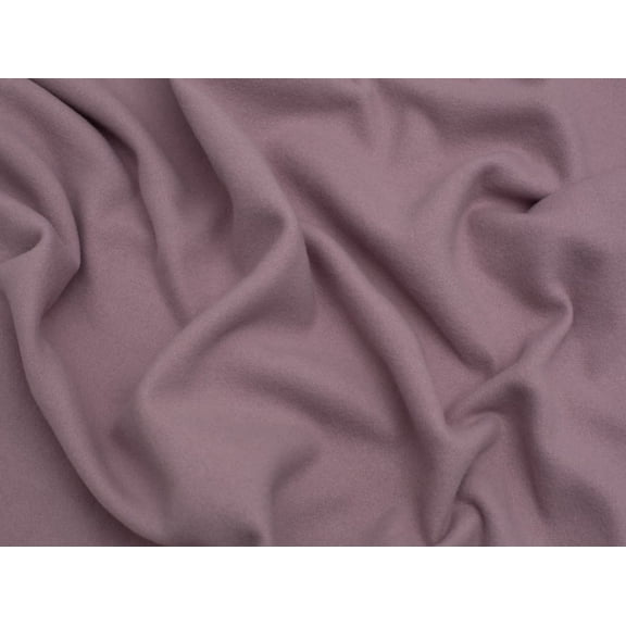 Minerva Vegan Wool Effect Coating Fabric Mauve - per yard