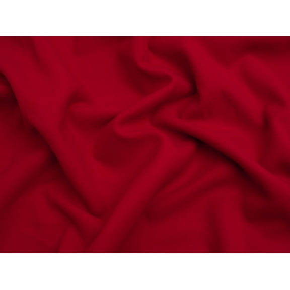 Minerva Vegan Wool Effect Coating Fabric Red - per yard
