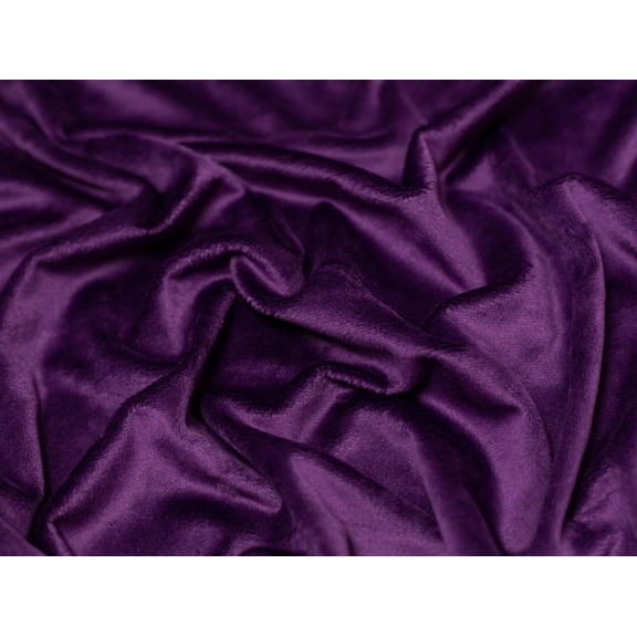 Minerva Velboa Faux Fur Fabric Purple - per yard