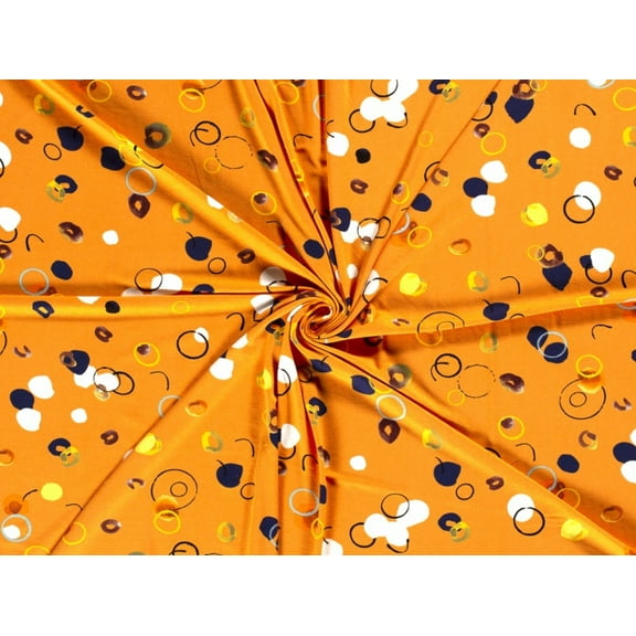 Minerva Viscose Jersey Stretch Knit Fabric Ochre - per yard