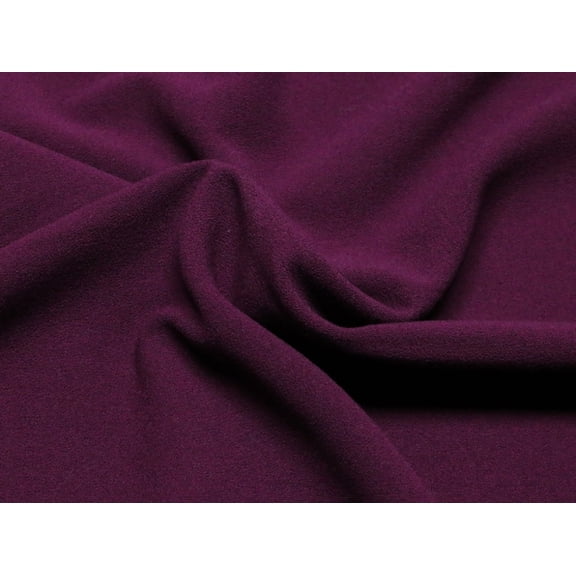 Minerva Viscose Stretch Woven Crepe Fabric Plum - per yard