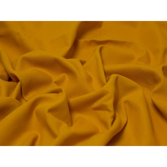 Minerva Washed Cotton Canvas Fabric Golden Yellow - per yard