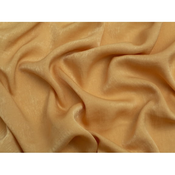 Minerva Washed Texture Satin Crepe Fabric Gold - per yard