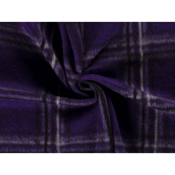 Minerva Wool Blend Knit Coating Fabric Purple - per yard