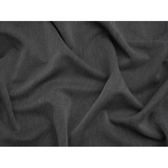 Minerva Wool Touch Stretch Woven Suiting Fabric Grey - per yard