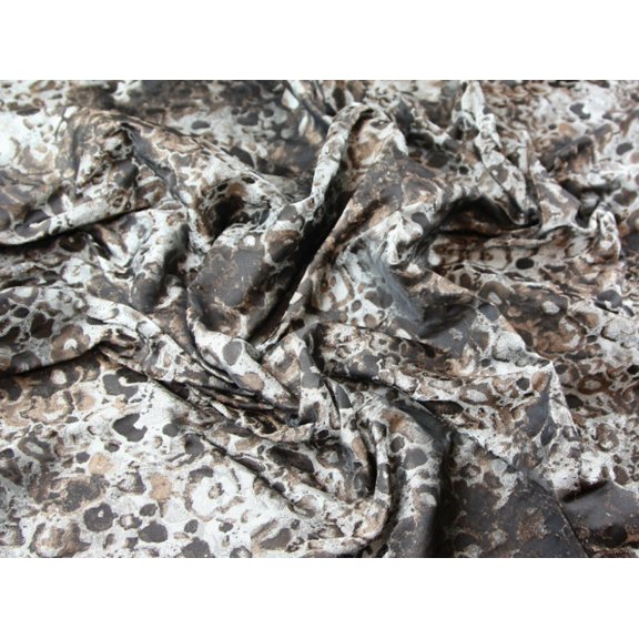 Minerva Woven Brocade Fabric Brown - per yard