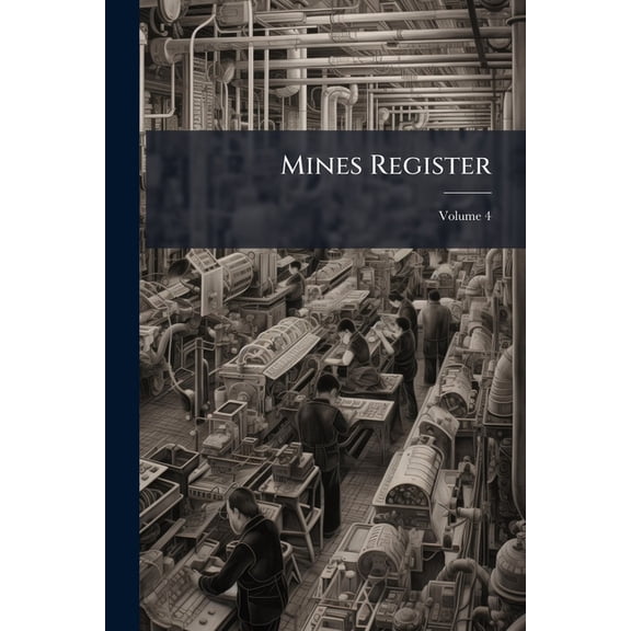 Mines Register, Volume 4... Paperback