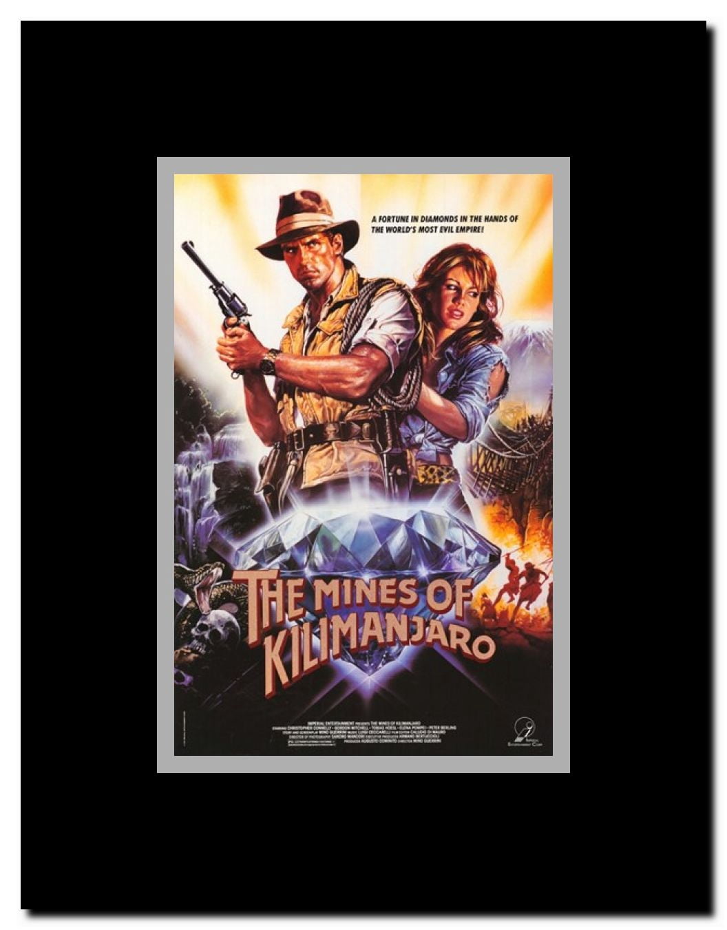 Mines of Kilimanjaro Framed Movie Poster