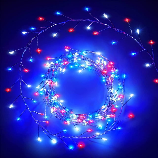 Christmas Fairy Lights Plug in, 10Feet 200 LEDs Firecracker