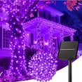 thumbnail image 1 of Minetom Red White Blue Lights, 2Pack Total 200 LED 80FT 4th of July Patriotic Lights 8 Modes, Waterproof Solar String Lights Outdoor,Solar String Lights for Outside Independence Day Memorial Day Decor, 1 of 10