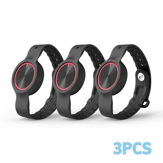 3PCS Minew B10 IoT Device Smart Emergency Button Rechargeable Wearable BLE Tag Wristband Bluetooth Beacon with NFC and Accelerometer Sensor