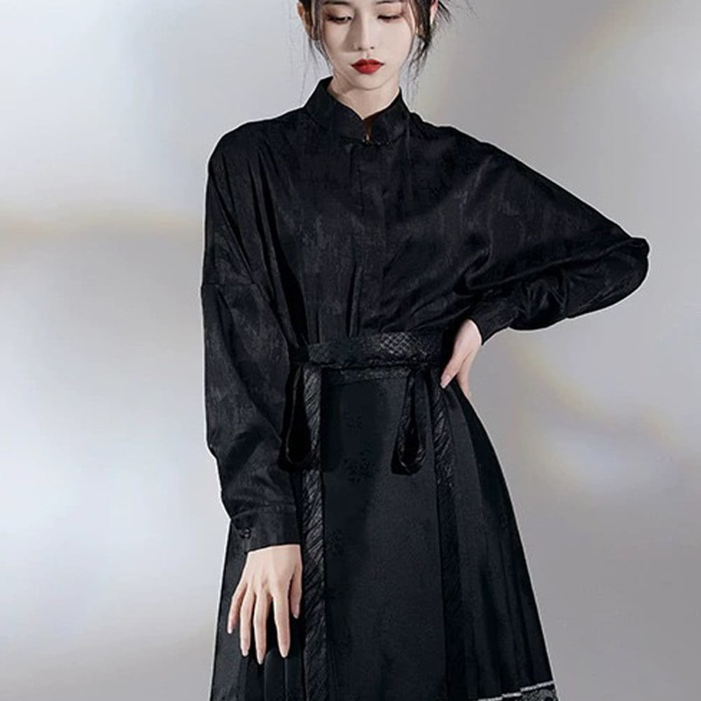 Ming Dynasty Hanfu Horse Face Skirt Women Pleats Skirt Chinese ...