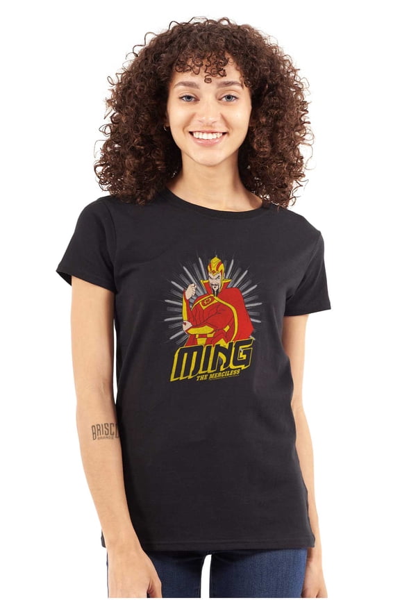 Ming Merciless Flash Gordon Comics Women's T Shirt Ladies Tee Brisco Brands L