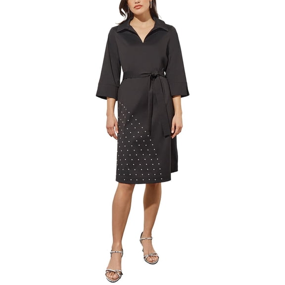 Ming Wang womens Knee-Length Shift Dress, m