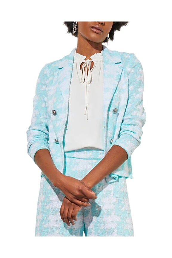 womens Lapel Collar Knit Jacket, s