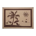 thumbnail image 1 of Ming's Mark BP8117 Brown & Beige 8' x 11' Beach Paradise Mat, 1 of 6