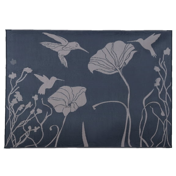 Ming's Mark Inc. HM8111 Mat Hummingbird Black / Brown