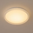 thumbnail image 1 of Lucere 16'' Flush Mount LED Ceiling Light, Dimmable 24W LED Ceiling Light, 3000K/4000K/5000K 3 Color Temperatures for Bedroom, Kitchen, Living Room,Bathroom, 1 of 8