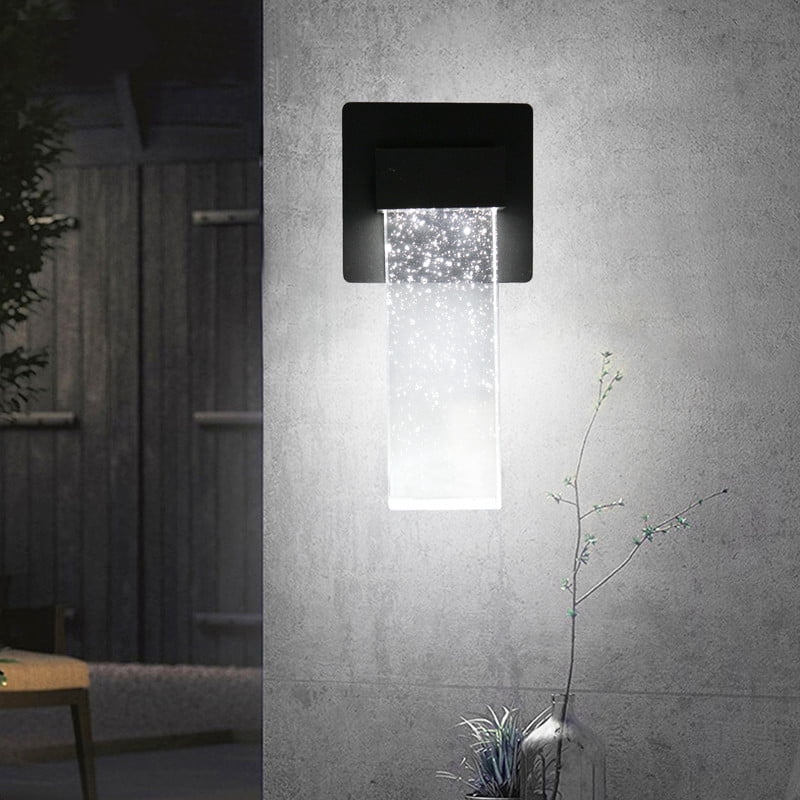 Lucere 9.6'' Outdoor Wall Light Waterproof Porch Lamp, Exterior Wall Lantern Sconce, 3000K Warm White, Perfect For Farm, Patio, Balcony, Front Door, Entryway, Or Corridor