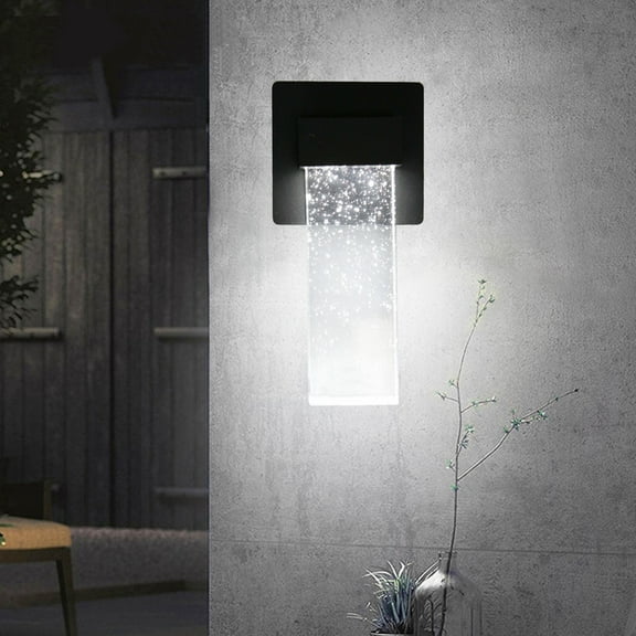 Lucere 9.6'' Outdoor Wall Light Waterproof Porch Lamp, Exterior Wall Lantern Sconce, 3000K Warm White, Perfect For Farm, Patio, Balcony, Front Door, Entryway, Or Corridor