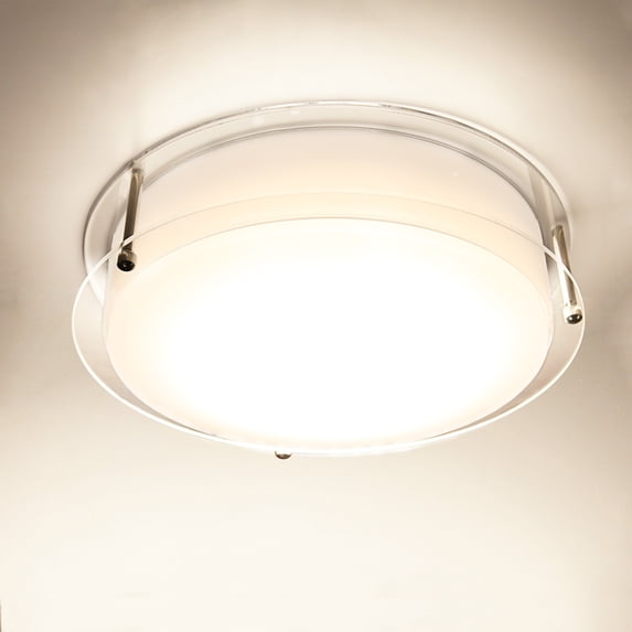 MingBright Flush Mount LED Ceiling Light Fixture, 10 inch 16W 1400 Lumens Ceiling Lamp, 3000K/4000K/5000K 3 Color Temperatures, cETL Certified for Kitchen, Hallway, Bedroom, Laundry