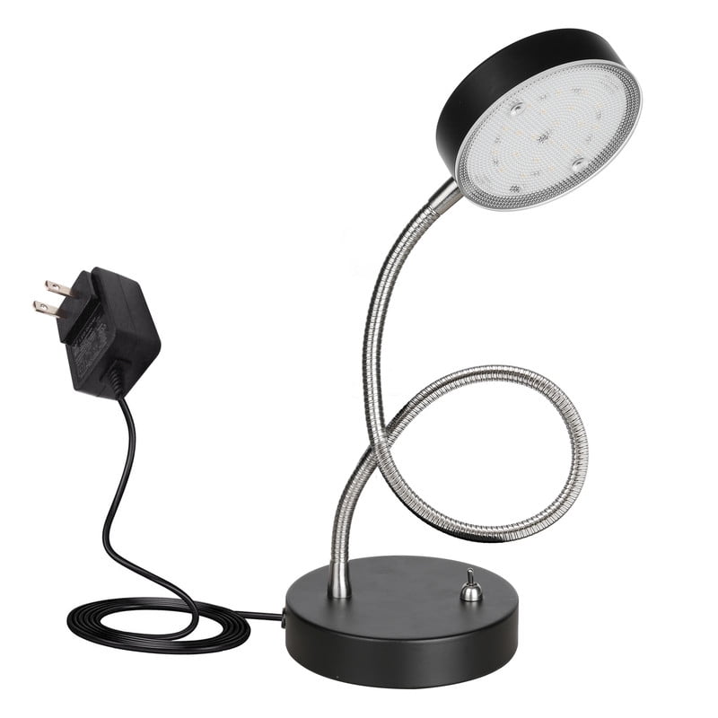 Lucere LED Desk Lamp, Reading Light, Office Table Lamp with 21LEDs, Flexible Gooseneck Light 4000K Natural Light Eye Protection Desk Light for Reading, Office or Video Conferencing