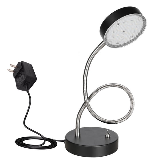 Lucere LED Desk Lamp, Reading Light, Office Table Lamp with 21LEDs, Flexible Gooseneck Light 4000K Natural Light Eye Protection Desk Light for Reading, Office or Video Conferencing