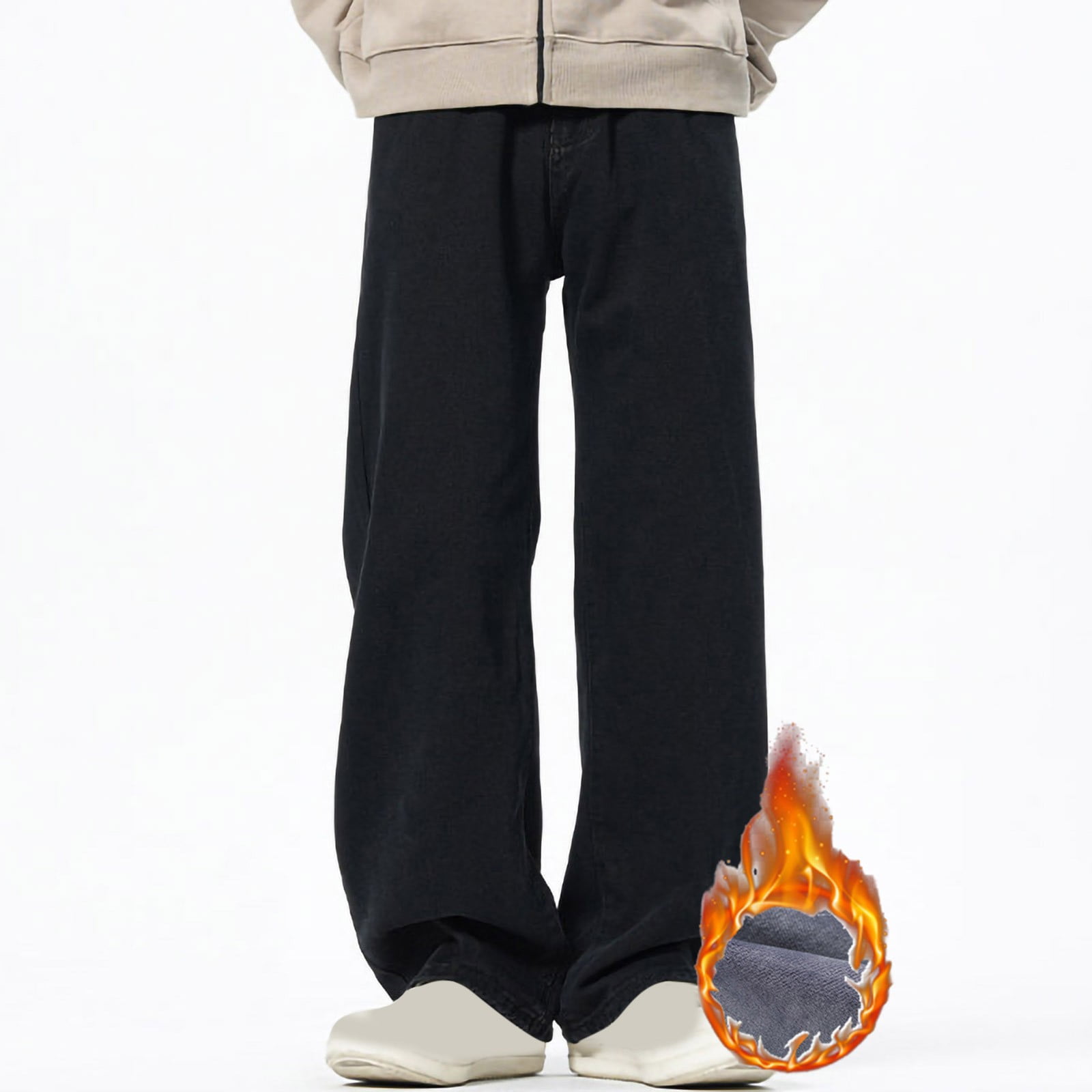 Men's Full Size Loose Fit Pants Plus Size