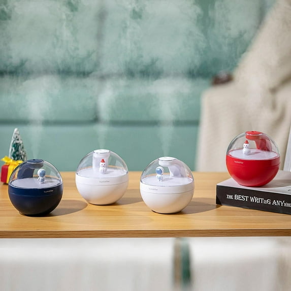 MingX Humidifier Large Room Quiet Pokeball Cool Mist Humidifier White Santa for Baby Nursery and Plant