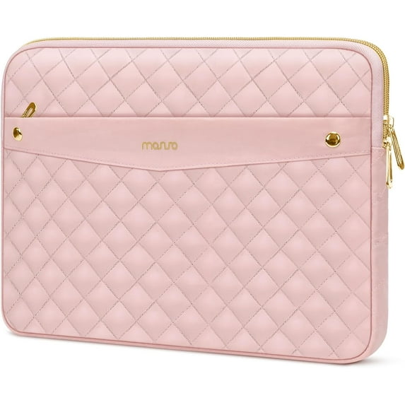 MingX Laptop Sleeve Bag for 2023 2022 MacBook Air Pro 13 13.3 pro 14 inch M2 M1 Notebook Mac Acer Asus HP Briefcase Cover Case (Pink,MacBook Pro 14 inch)