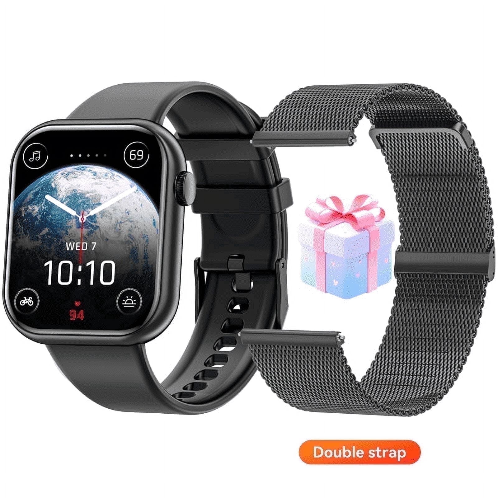 Mingdaln 2025 New 1.85-inch Men Women's Smartwatch with Answer